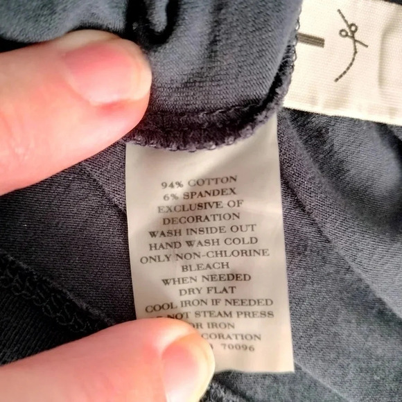 Ann Taylor XD Size Large Short Sleeves for 4Dark Blue Rhinestone Accents - Picture 7 of 7